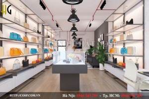 Thiết kế shop thời trang túi xách và những mẫu tuyệt đẹp